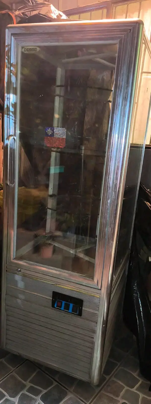 Vitrina refrigerada de acero inoxidable