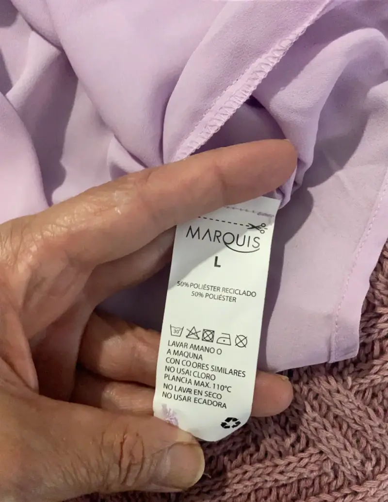 Blusa lila de mujer Marquis talla L - 3