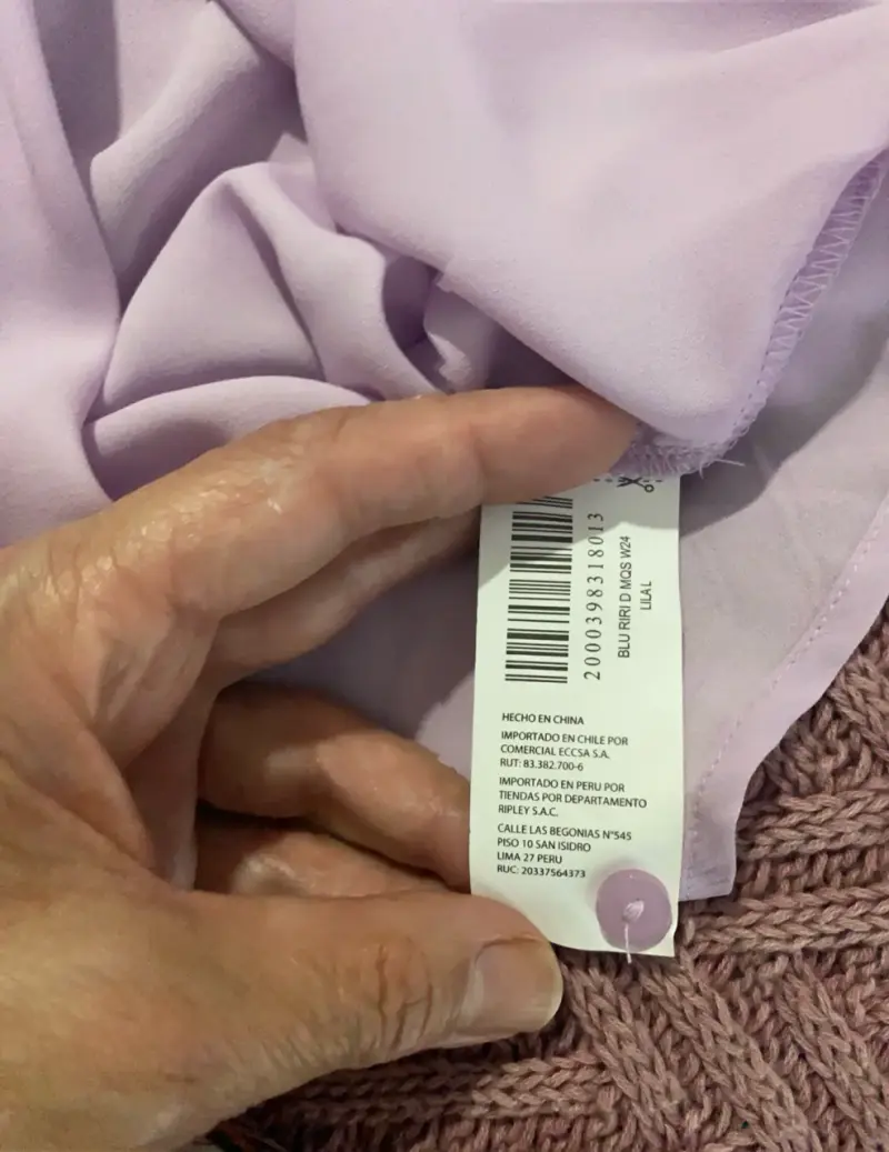 Blusa lila de mujer Marquis talla L - 4