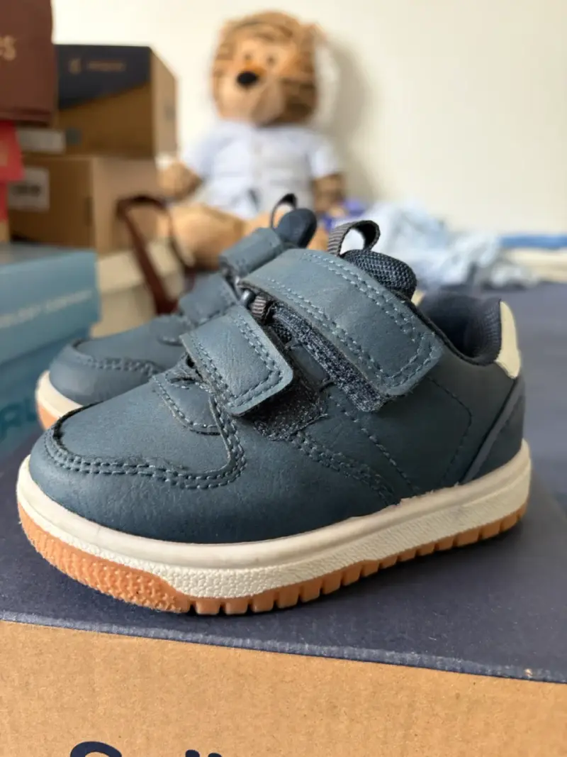 Zapatillas para niños Colloky azul con velcro - 2