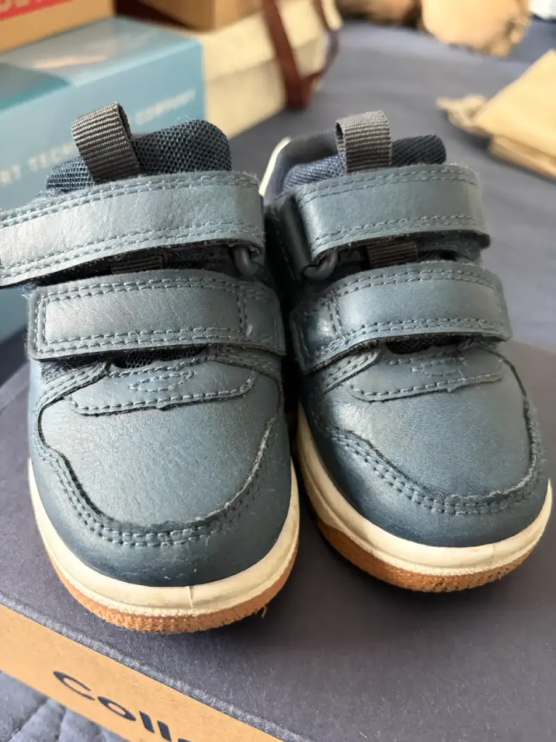 Zapatillas para niños Colloky azul con velcro - 4