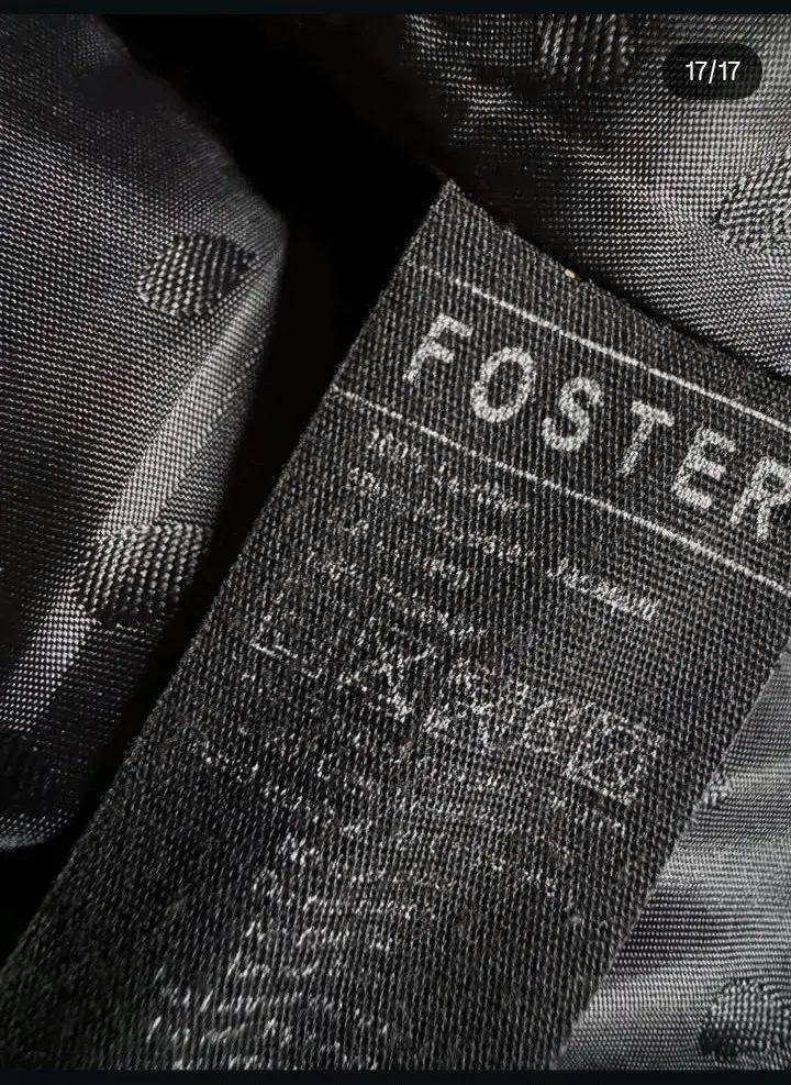 Chaqueta de cuero negra estilo biker marca Foster - 5