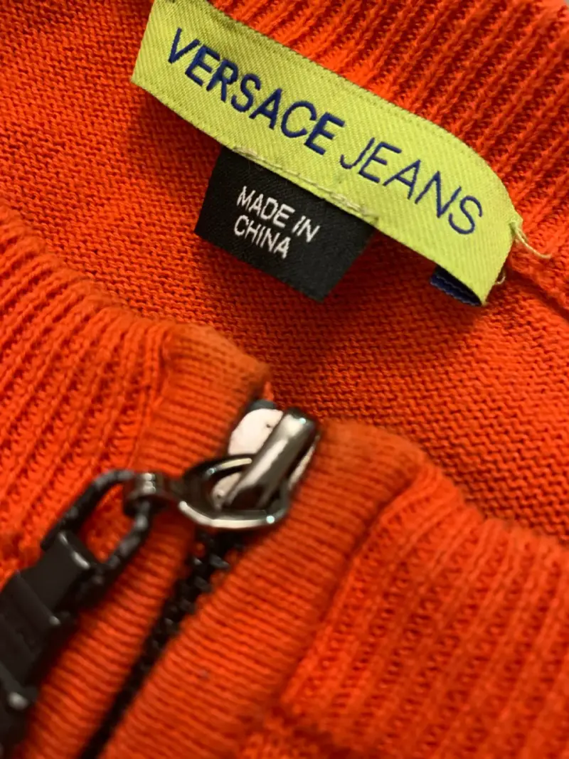 Suéter Versace Jeans ocre degradado para hombre - 5
