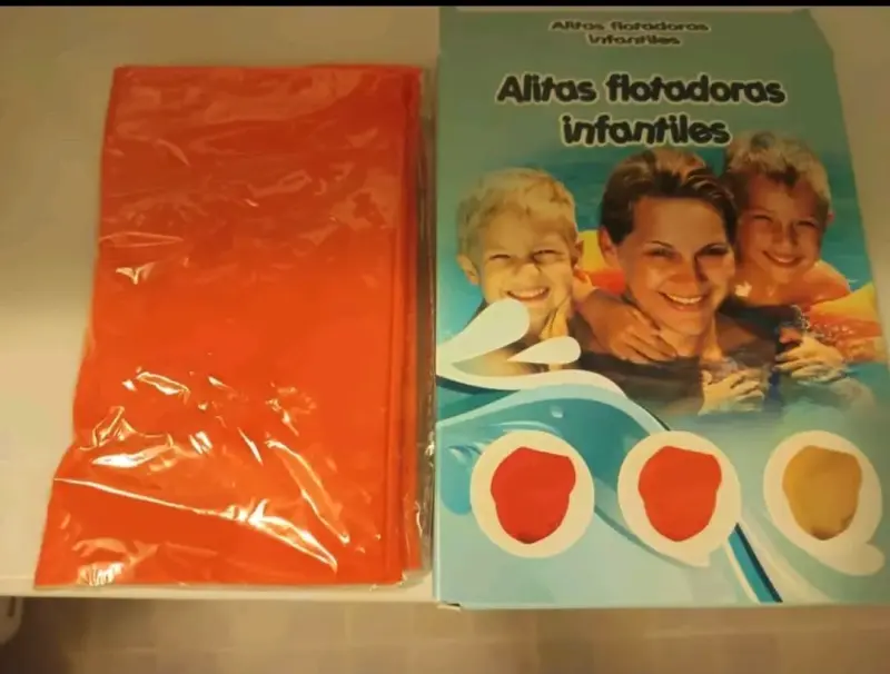Alitas Flotadoras Infantiles Naranjas - 2