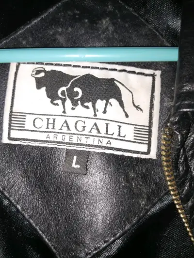 Chaqueta de cuero negra Chagall Argentina - miniatura 2