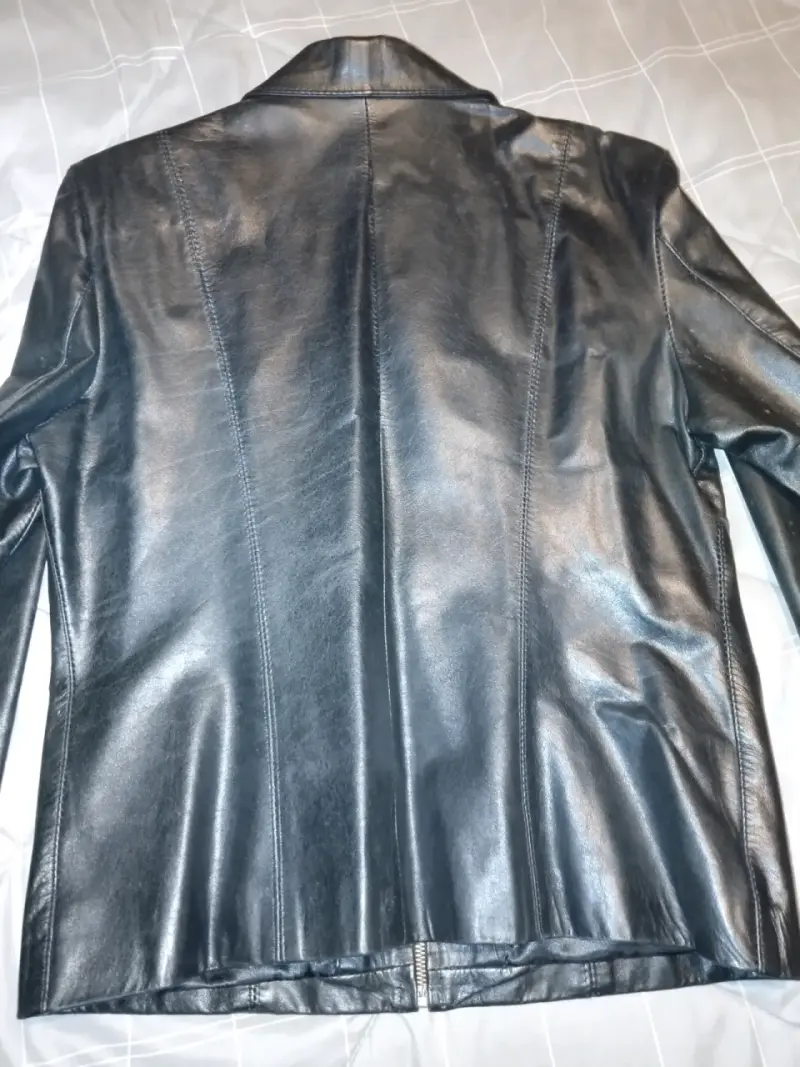 Chaqueta de cuero negra Chagall Argentina - 3
