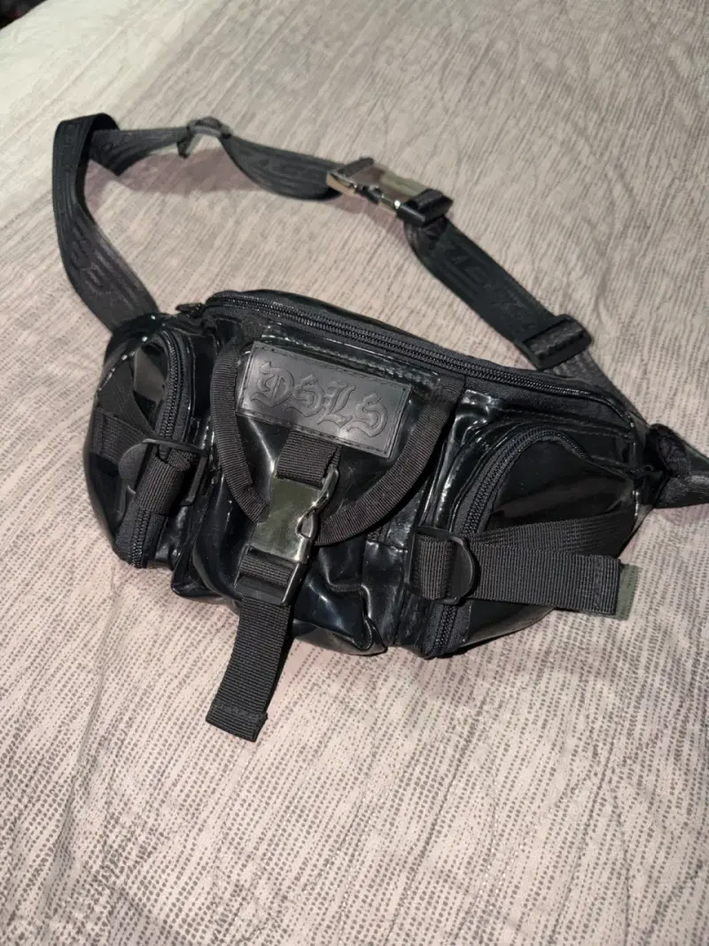 BLACK WAIST-BAG - 1