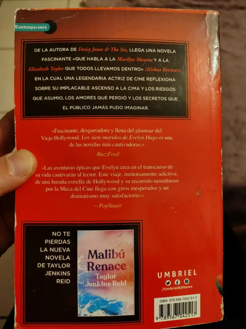Libro Los Siete Maridos de Evelyn Hugo - 2
