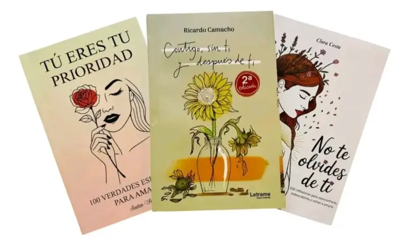 Set de libros de autoayuda y reflexión