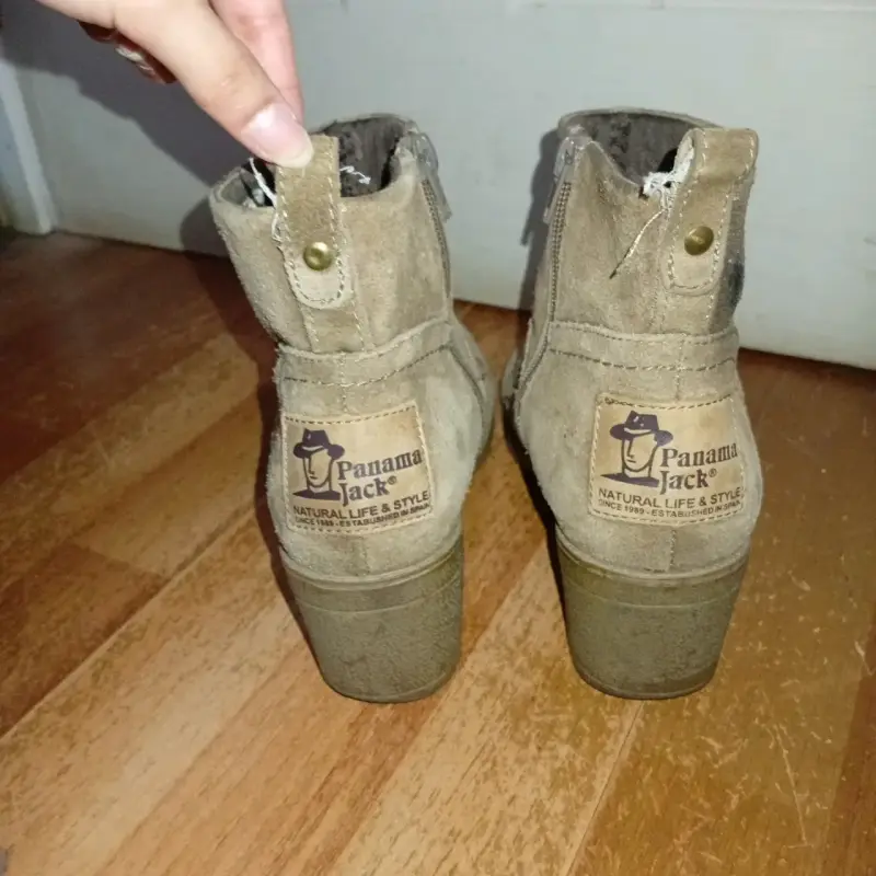 Botines beige Panama Jack con cierre - 1