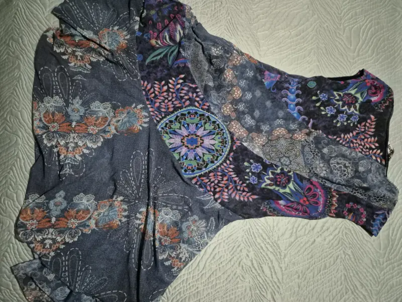 Vestido Desigual estampado floral bohemio - 3
