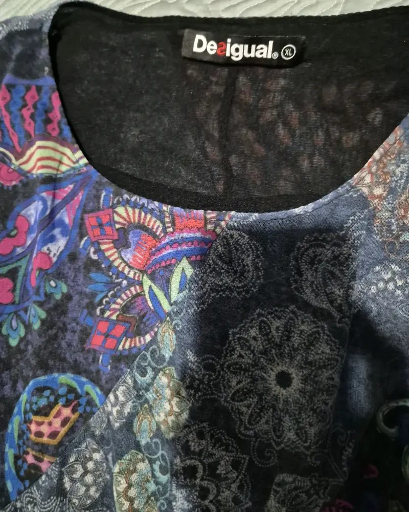 Vestido Desigual estampado floral bohemio - 4