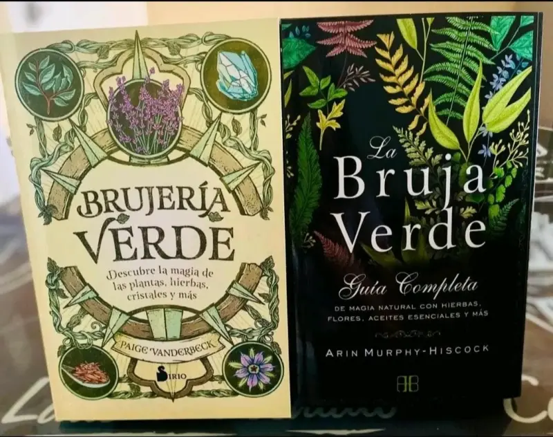 Set de libros Brujería Verde y La Bruja Verde