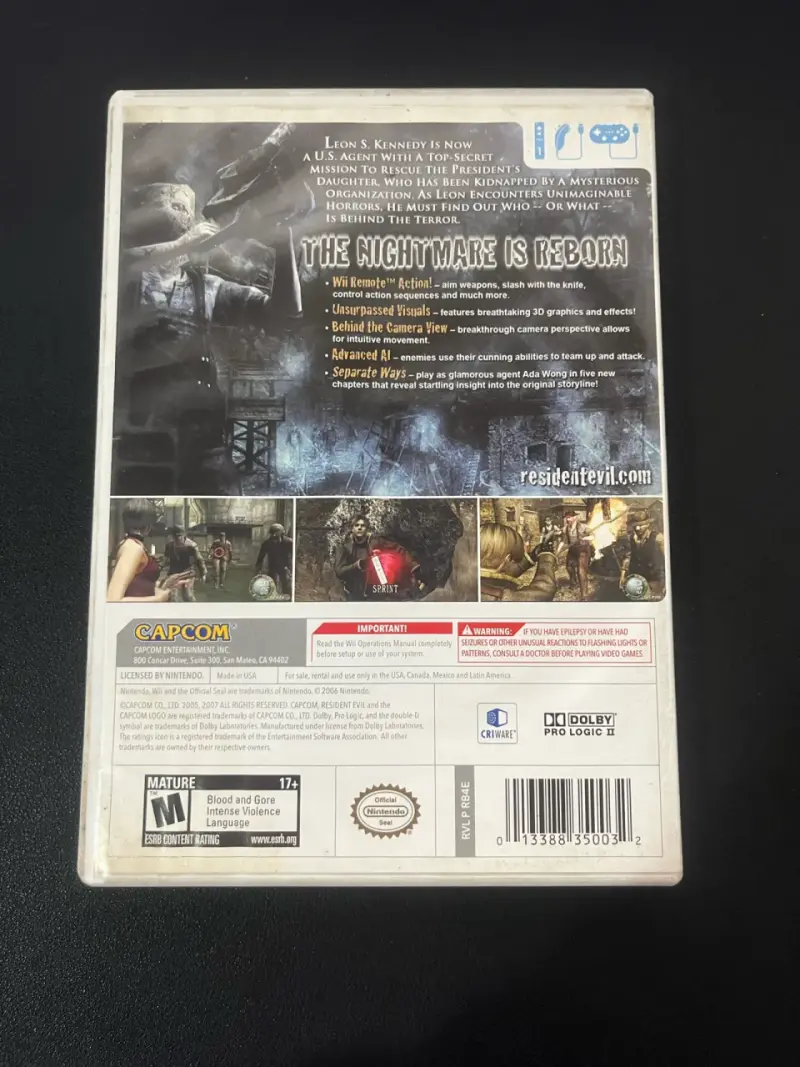 Wii Zapper con juego Resident Evil 4 SúperCombo - 6