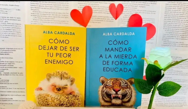 Set de libros de autoayuda de Alba Cardalda