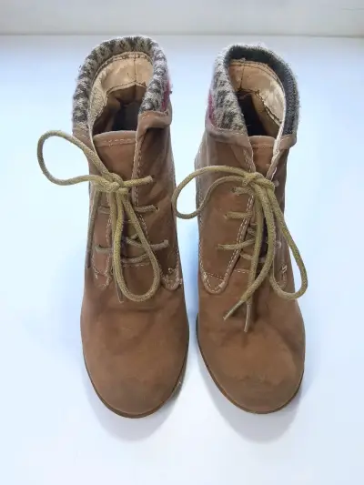 Botines marrón con plataforma - miniatura 2