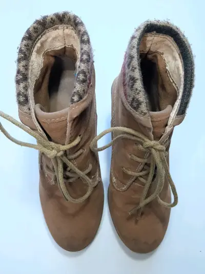 Botines marrón con plataforma - miniatura 3