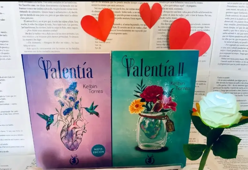 Set de libros Valentía y Valentía II de Kelbin Torres