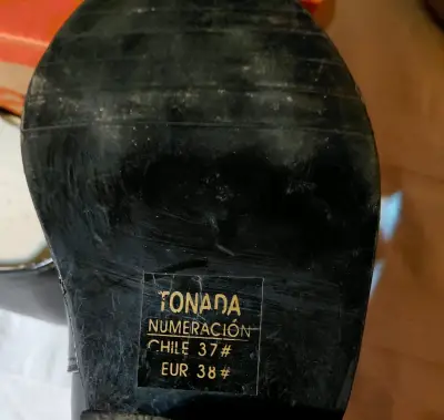 Botines de cuero negro con hebillas Tonada - miniatura 5
