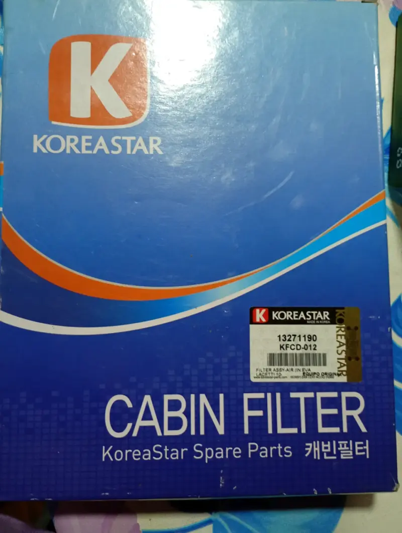 Filtro de polen de Chevrolet Orlando