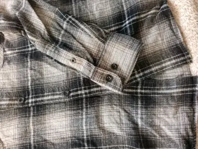 Camisa gris a cuadros Chisel - miniatura 3