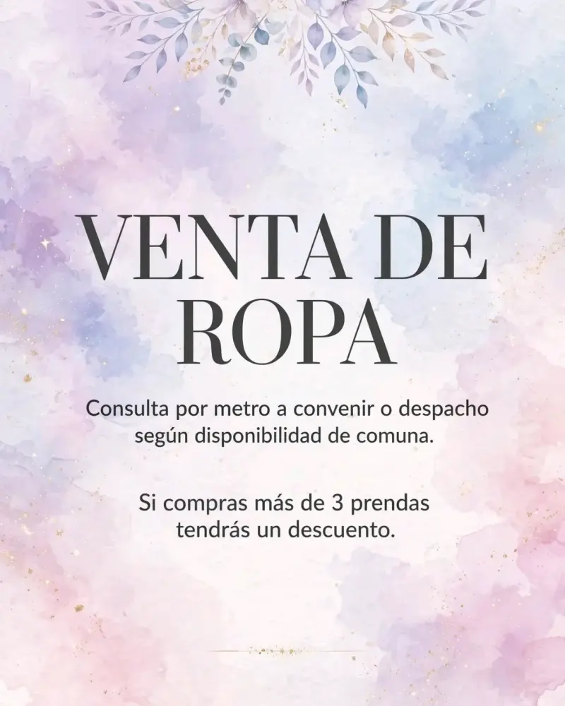 ✨ VENTA DE ROPA ✨ - 1