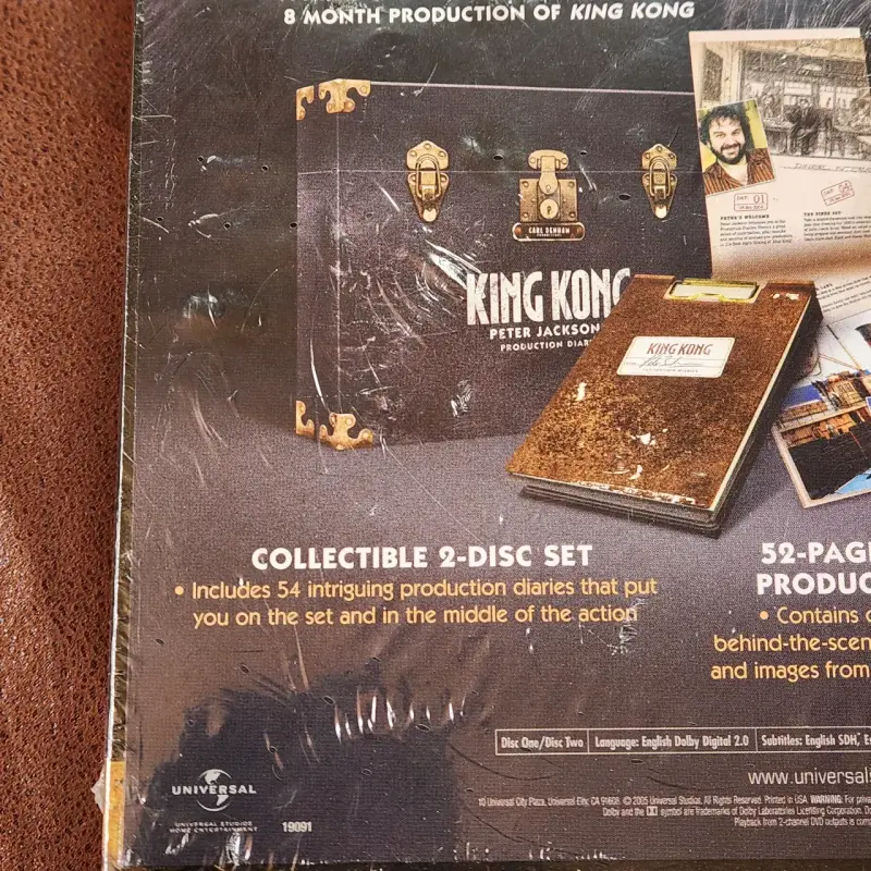 DVD portafolio coleccionista de King Kong 2005 - 4