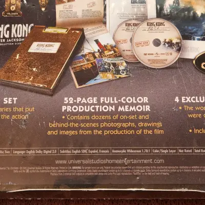 DVD portafolio coleccionista de King Kong 2005 - miniatura 5
