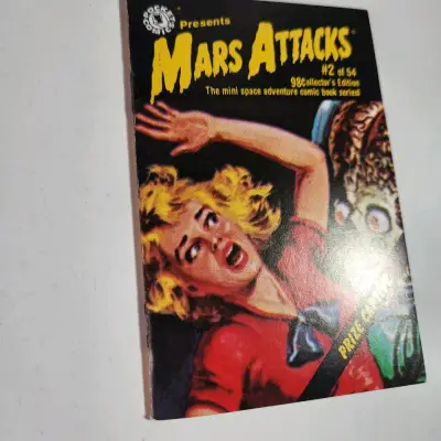 TOPPS, MINI COMIC MARS ATTACKS #2, 1988 🛸🔫🇺🇸 - miniatura 5