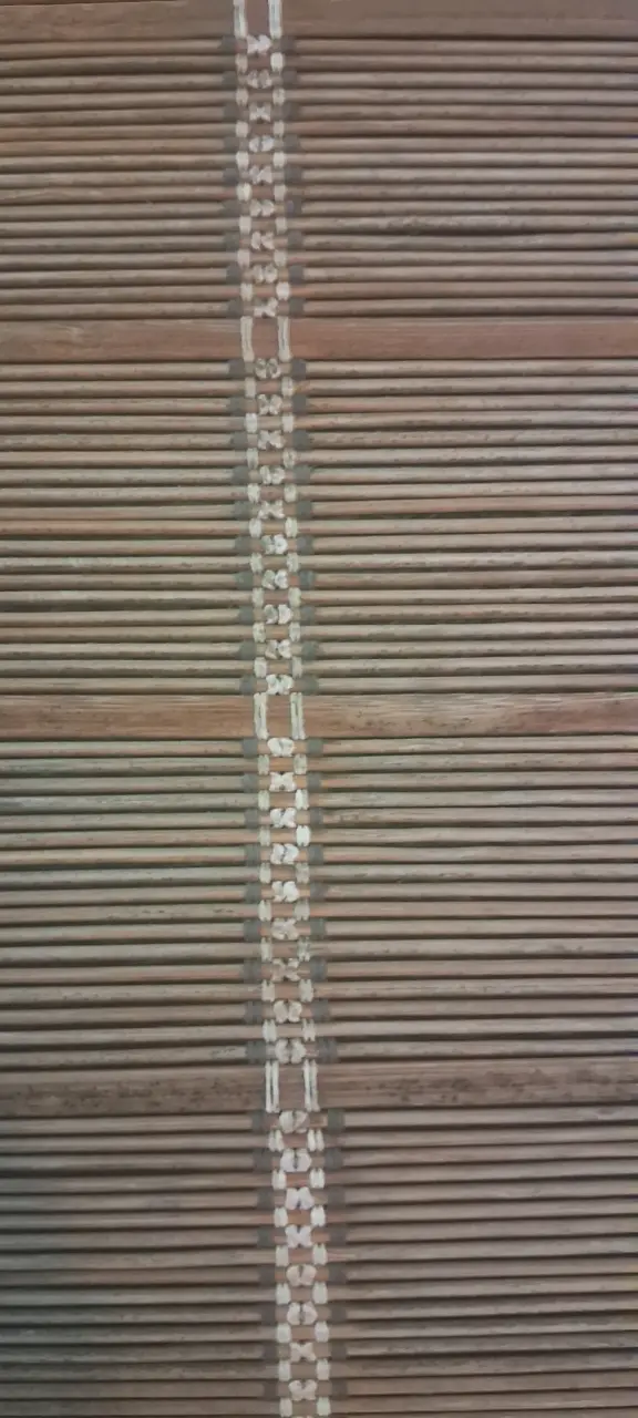 Persiana enrollable de bambú natural 120×180 - 3