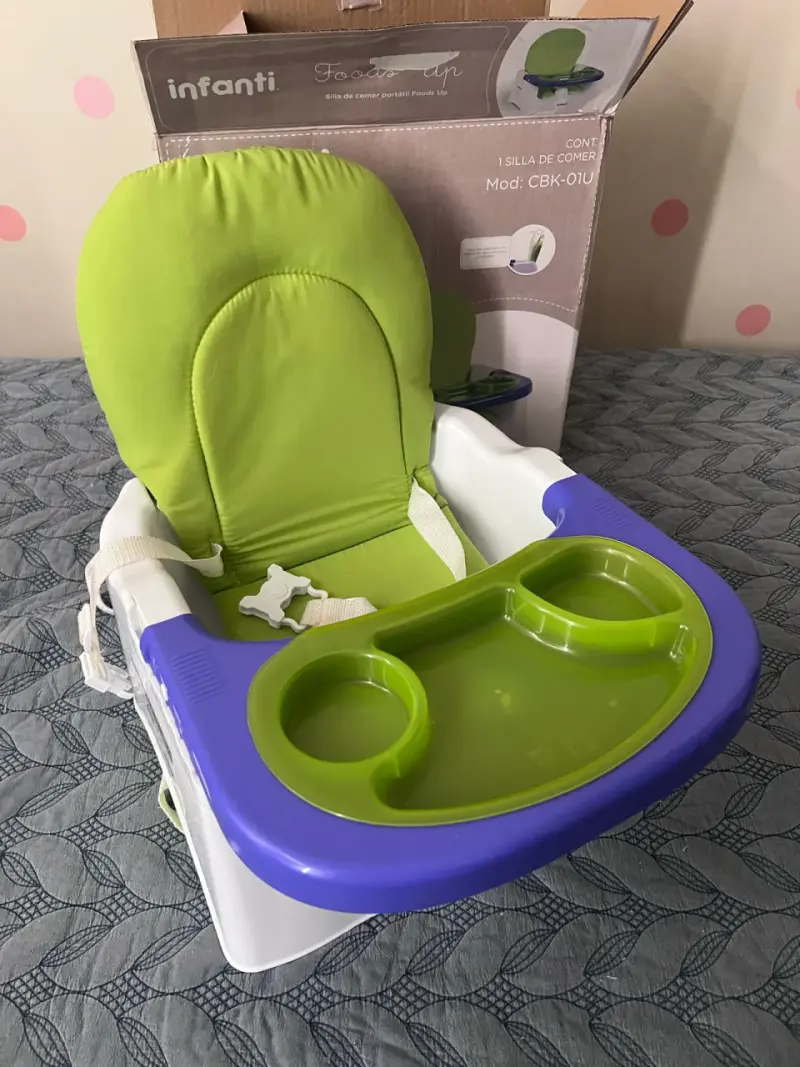 Silla de Comer Portátil Infanti Verde - 1
