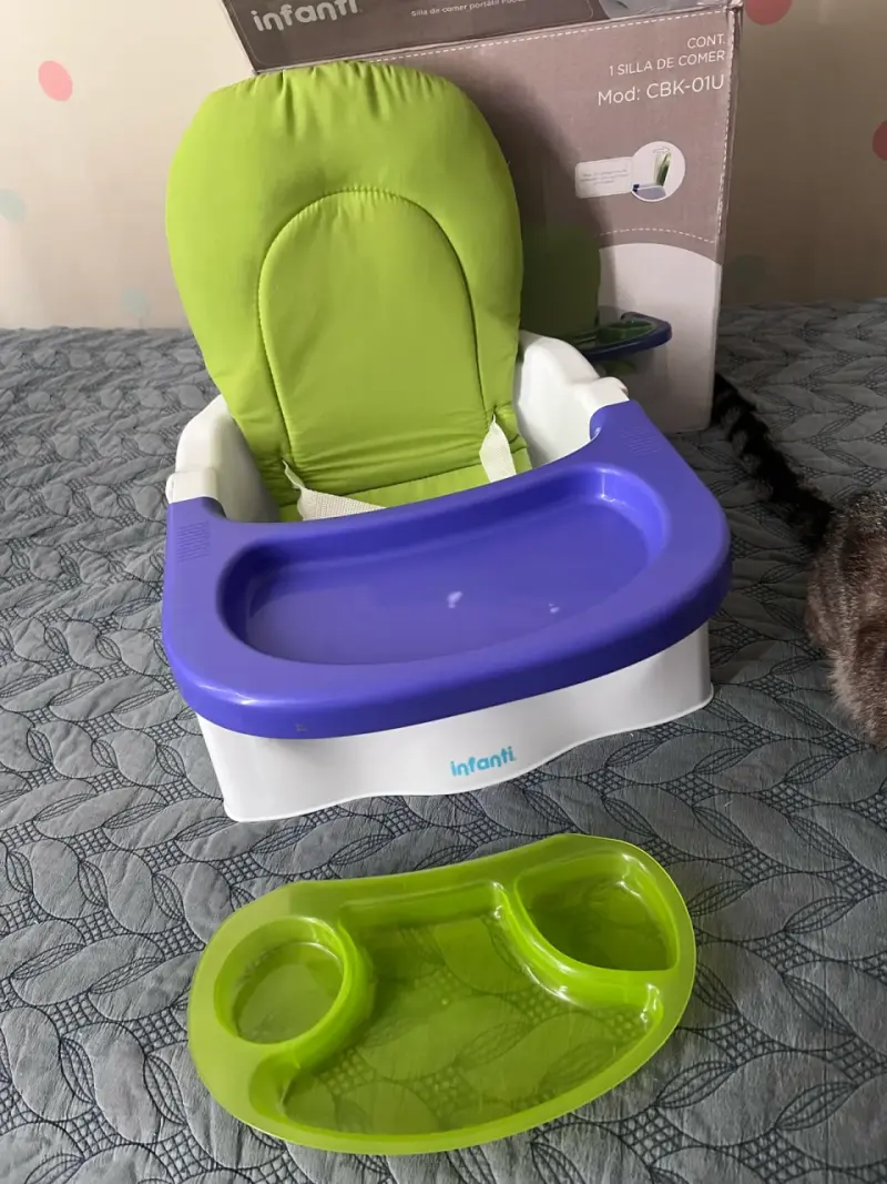 Silla de Comer Portátil Infanti Verde - 2