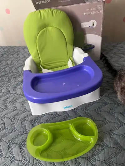 Silla de Comer Portátil Infanti Verde - miniatura 2
