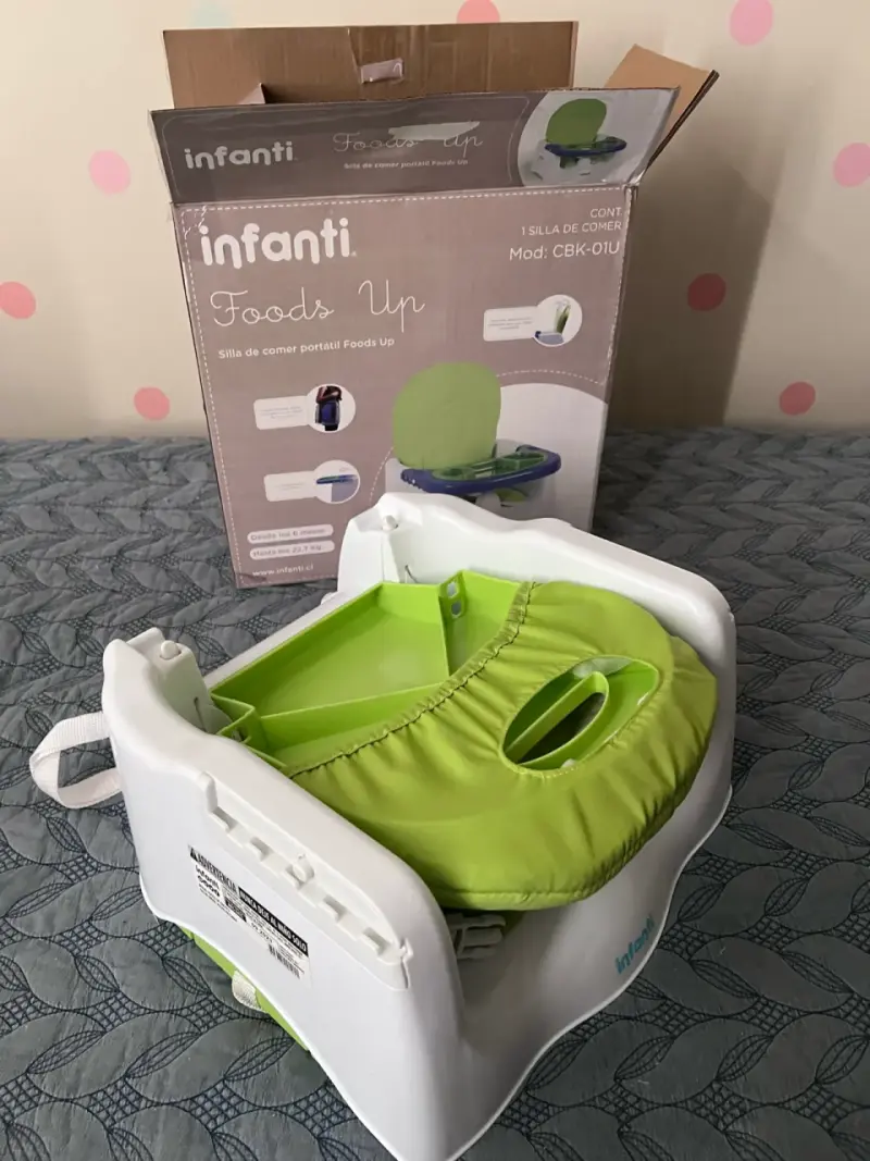 Silla de Comer Portátil Infanti Verde - 4