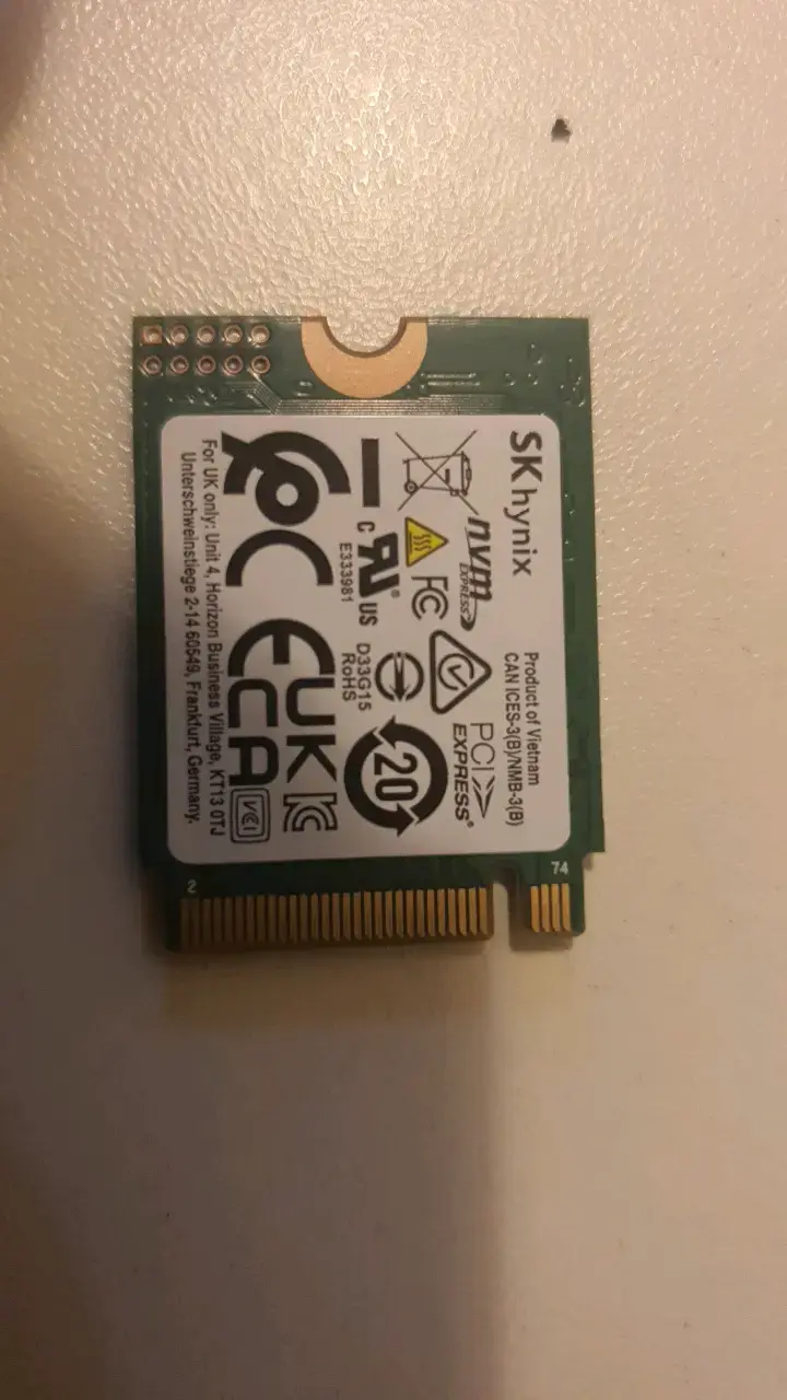 SSD SK Hynix 512GB PCIe NVMe M.2 - 3