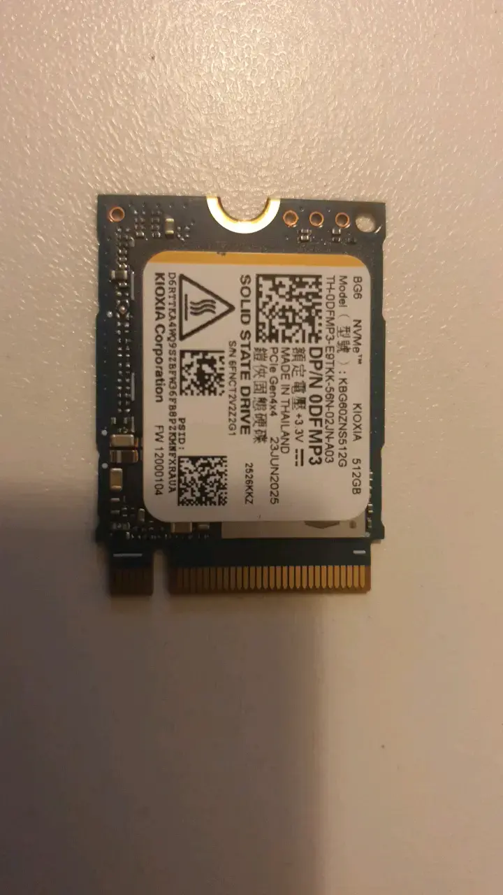 Unidad SSD NVMe 512GB Kioxia - 2