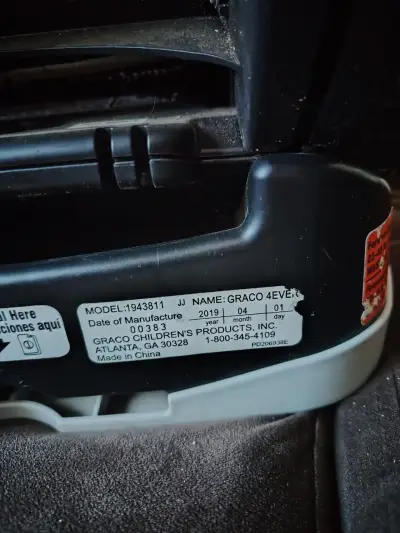 Silla de auto Graco 4Ever ajustable - miniatura 5