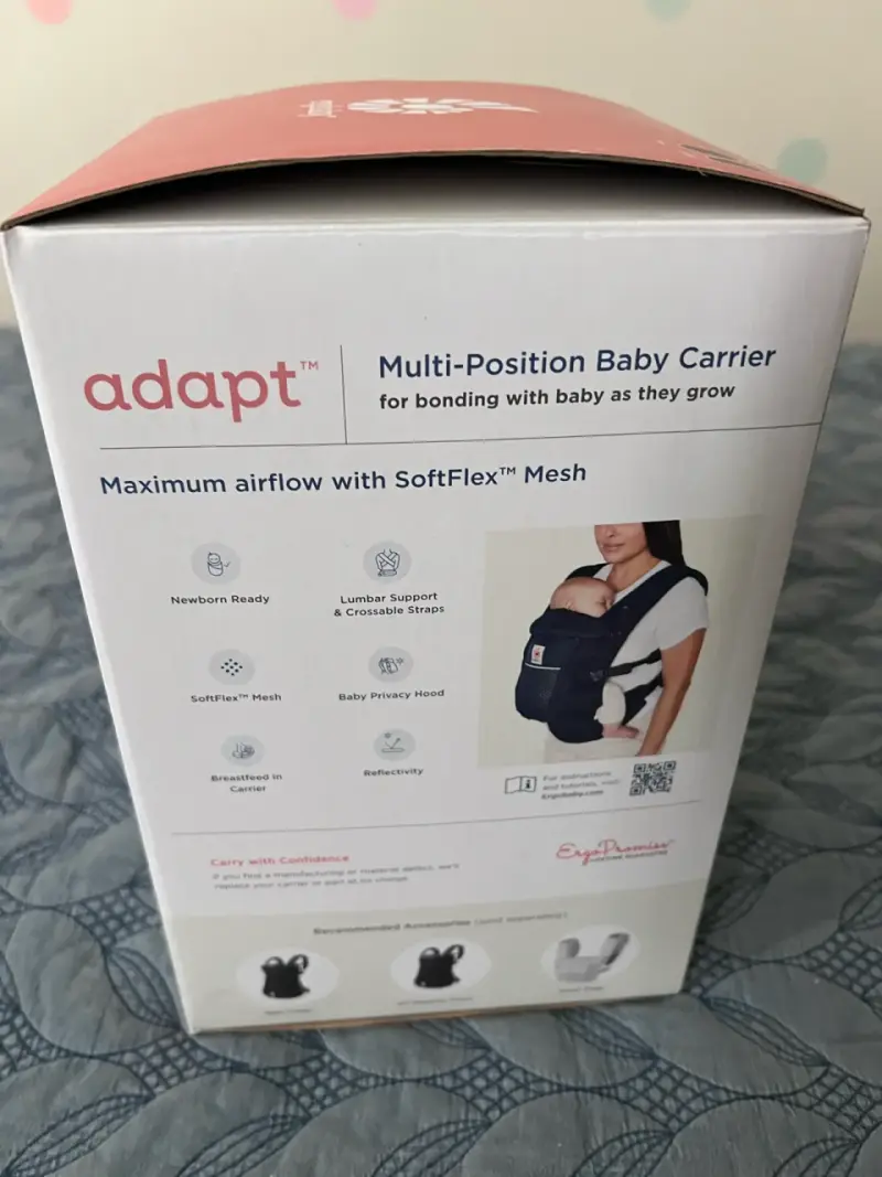 Portabebés ergonómico Ergobaby Adapt azul - 2