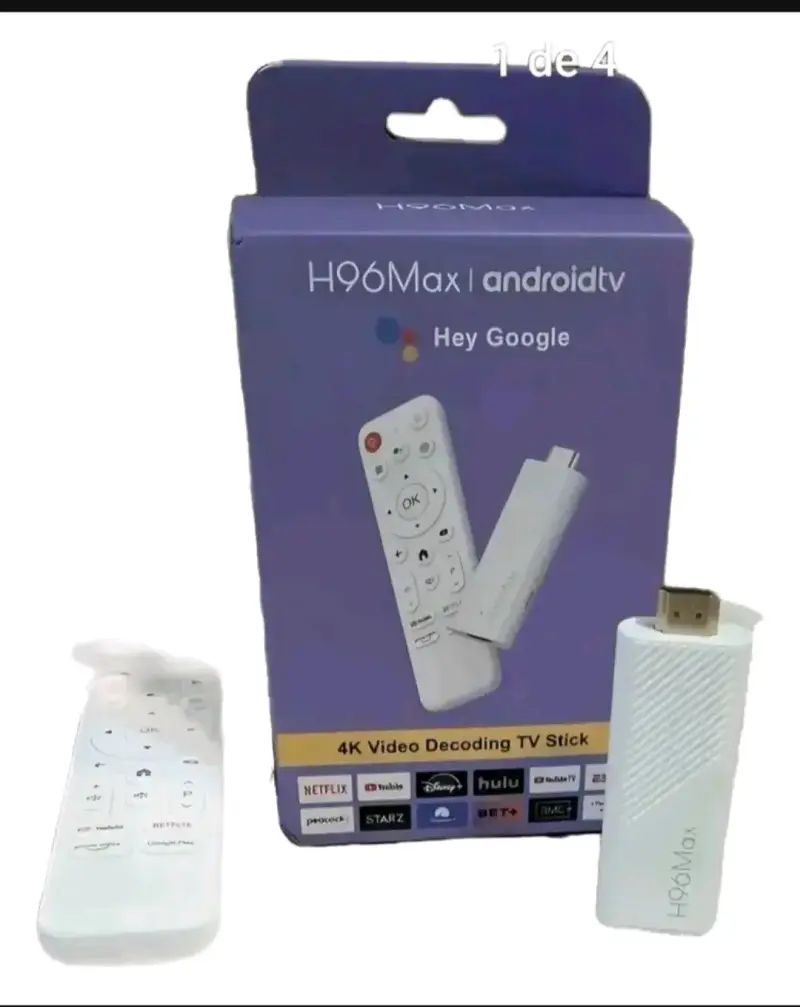 TV Stick H96 Max Android TV 4K con xuper tv - 2