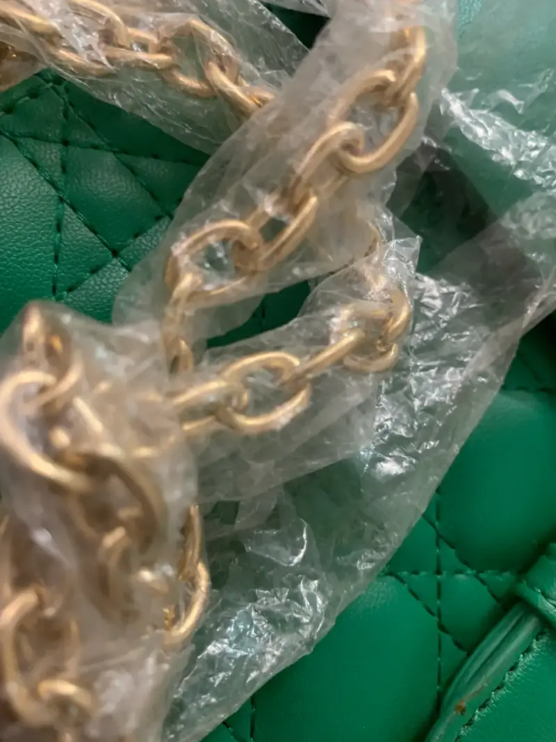 Cartera verde estilo Dior - 4