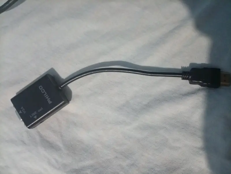 Adaptador HDMI a VGA Philco con cable - 1