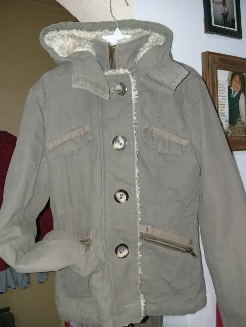 Chaqueta de mujer marrón con bolsillos - 2