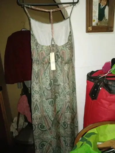 Vestido largo estampado bohemio para mujer - miniatura 2