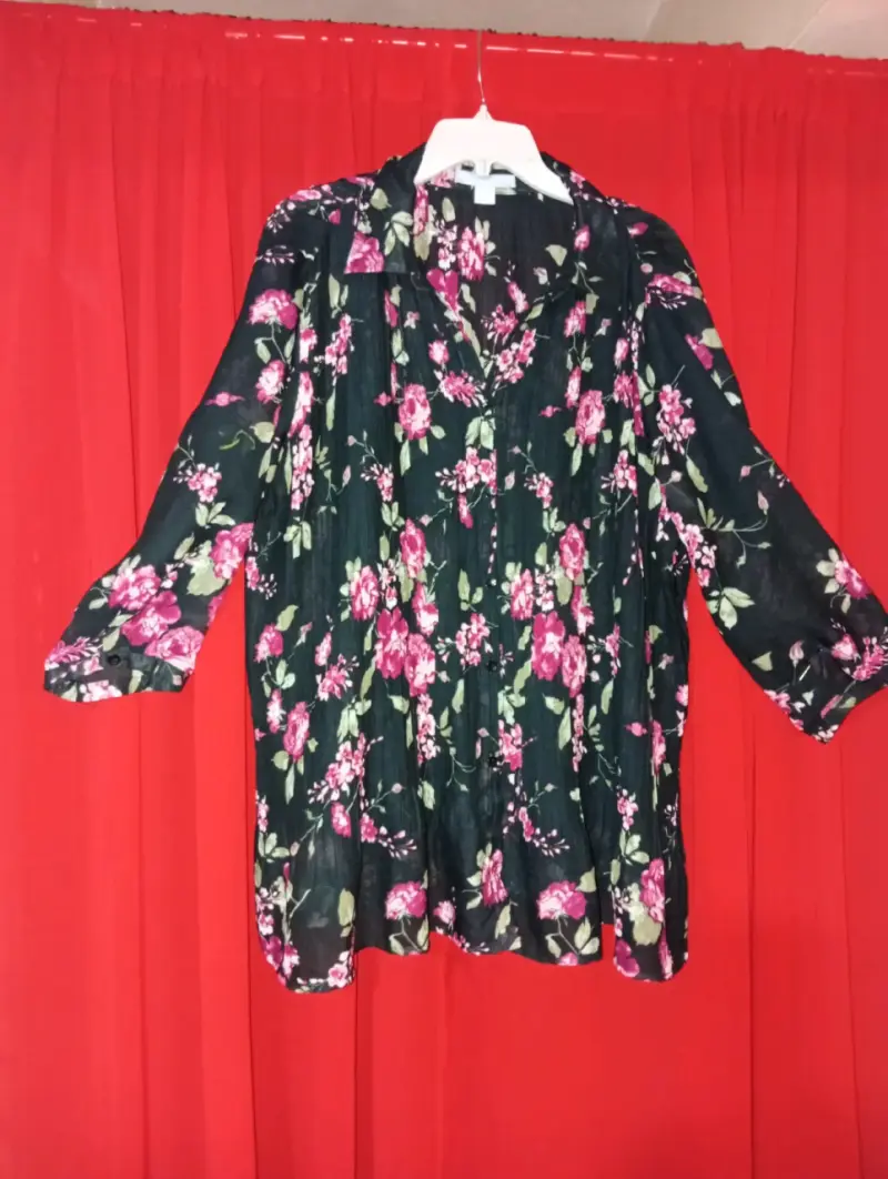 Camisa roja de manga corta para hombre - 5