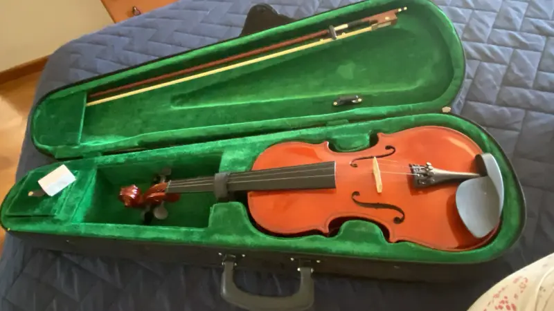 Violín acústico con estuche y arco - 2