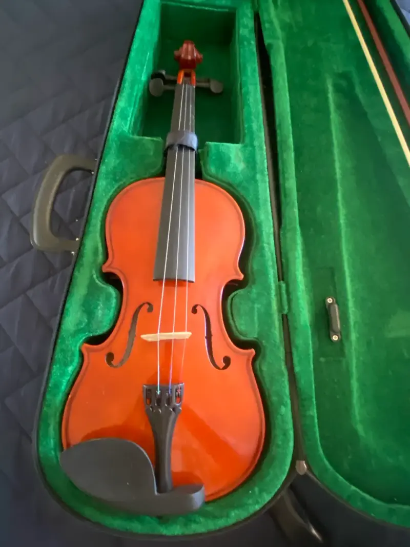 Violín acústico con estuche y arco - 5