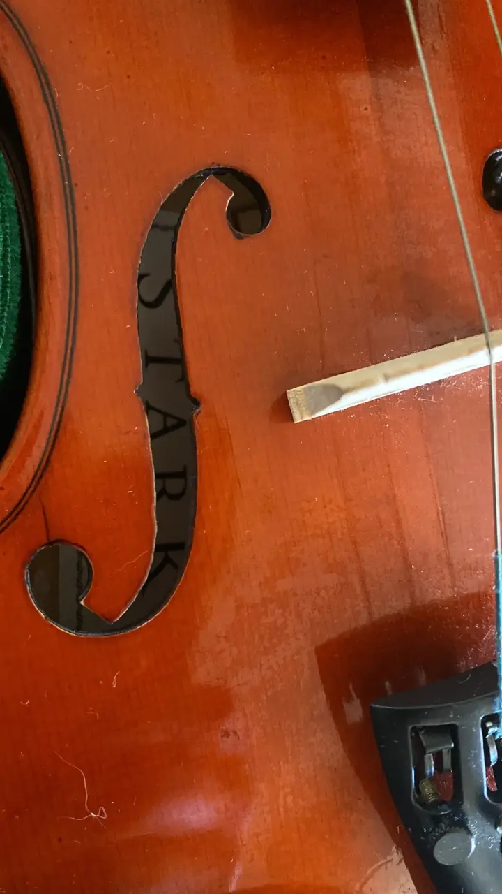 Violín acústico con estuche y arco - 6