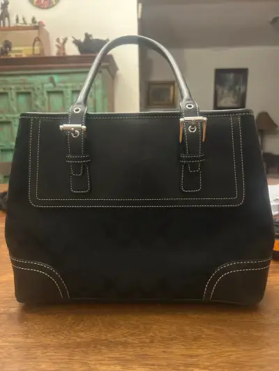 Cartera vintage Coach original - miniatura 1