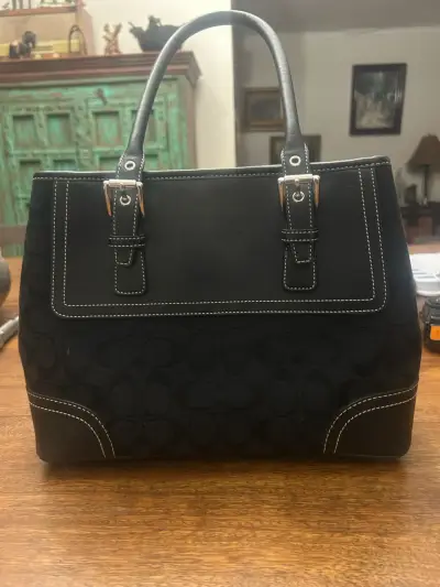 Cartera vintage Coach original - miniatura 3