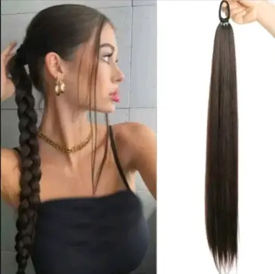 Extensión de Cabello Sintético Cola - Caballo 80cm - miniatura 1